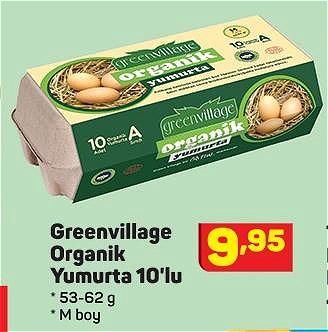 Greenvillage Organik Yumurta 10'lu image