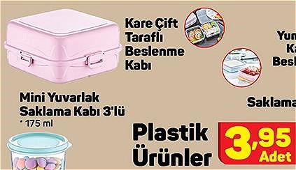 Kare Çift Taraflı Beslenme Kabı image