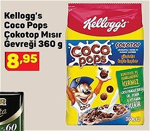 Ülker Kellogg's Coco Pops Çokotop Mısır Gevreği 360 g image