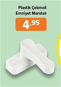 Plastik Çekmeli Emniyet Mandalı image