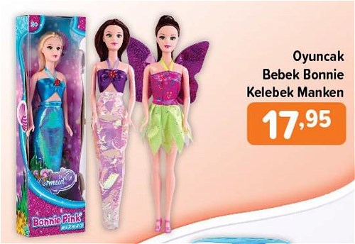 Oyuncak Bebek Bonnie Kelebek Manken image