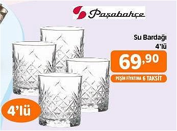 Paşabahçe Su Bardağı 4'lü image