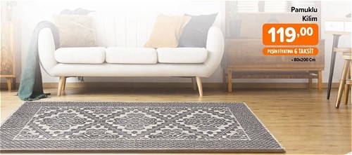 Pamuklu Kilim 80x200 cm image