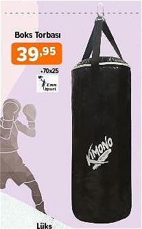 Can Sport Boks Torbası 70x25 cm image