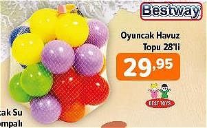 Best Toys Oyuncak Havuz Topu 28'li image