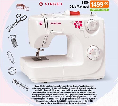 Singer 8280 Dikiş Makinesi image