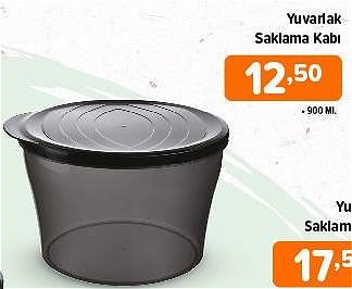 Tuffex Yuvarlak Saklama Kabı 900 Ml image