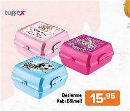 Tuffex Beslenme Kabı Bölmeli  image