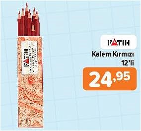 Fatih Kırmızı Kalem 12'li image