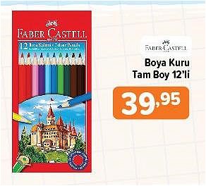 Faber Castell Kuru Boya Tam Boy 12'li image