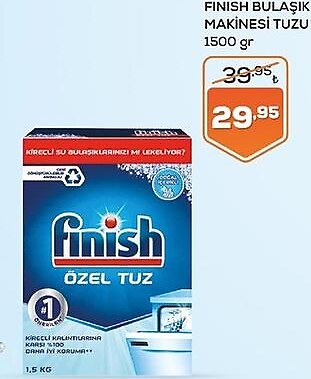 Finish Bulaşık Makinesi Tuzu 1500 gr image