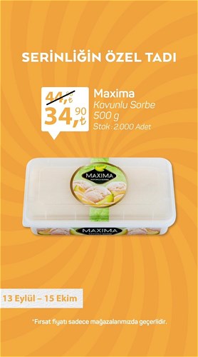 Maxima Kavunlu Sorbe 500 g image