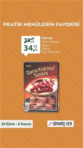 File Market Harras Dana Kokteyl Sosis 350 g