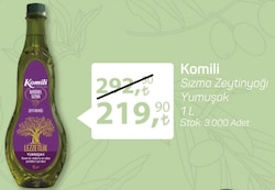 Komili Sızma Yumuşak Zeytinyağı 1 lt image