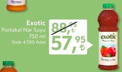 Exotic Portakal Nar Suyu 750 ml image