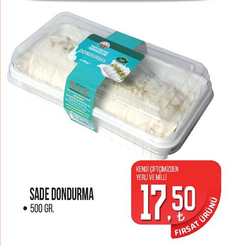 Tarım Kredi Birlik Sade Dondurma 500 Gr image