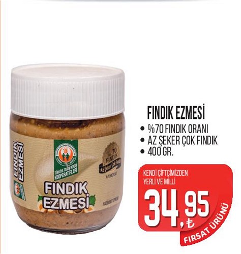 Tarım Kredi Birlik Fındık Ezmesi 400 Gr image