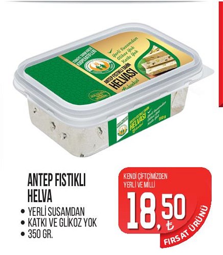 Tarım Kredi Birlik Antep Fıstıklı Helva 350 Gr image