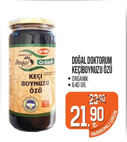 Doğal Doktorum Keçiboynuzu Özü Organik 640 Gr image