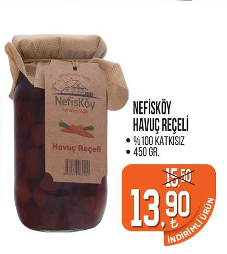 Nefisköy Havuç Reçeli 450 Gr image