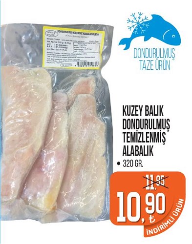 Kuzey Balık Dondurulmuş Temizlenmiş Alabalık 320 Gr image