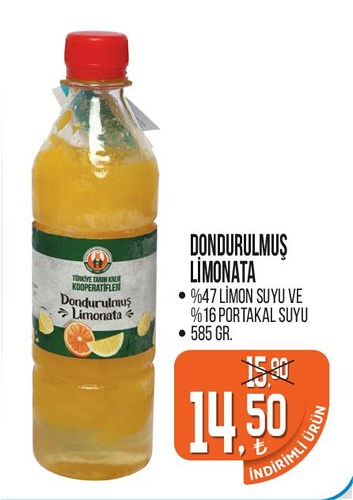 Tarım Kredi Birlik Dondurulmuş Limonata 585 Gr image