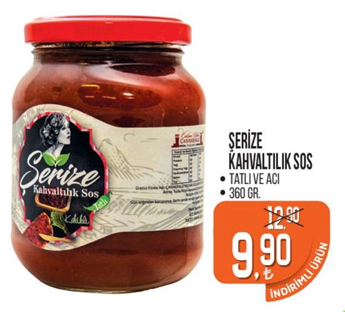 Şerize Kahvaltılık Sos Tatlı ve Acı 360 gr image