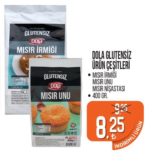 Dola Glutensiz Ürün Çeşitleri 400 gr image