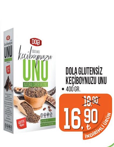 Dola Glutensiz Keçiboynuzu Unu 400 gr image