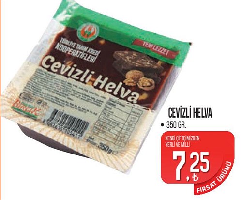 Tarım Kredi Birlik Cevizli Helva 350 Gr image