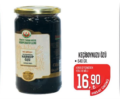 Tarım Kredi Birlik Keçiboynuzu Özü 640 Gr image