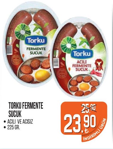 Torku Fermente Sucuk 225 Gr Acılı /Acısız image