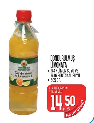 Tarım Kredi Birlik Dondurulmuş Limonata 585 Gr image