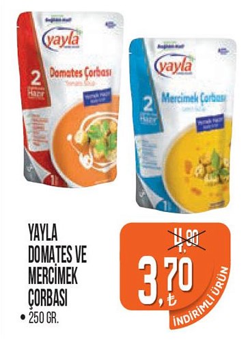 Yayla Domates ve Mercimek Çorbası 250 Gr image