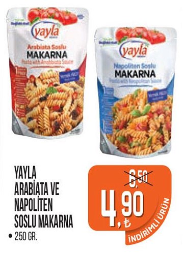 Yayla Arabiata ve Napoliten Soslu Makarna  250 Gr image