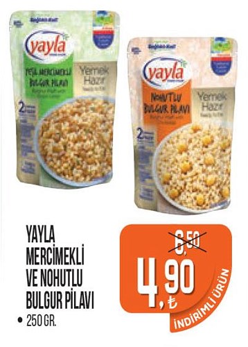 Yayla Mercimekli ve Nohutlu Bulgur Pilavı 250 Gr image