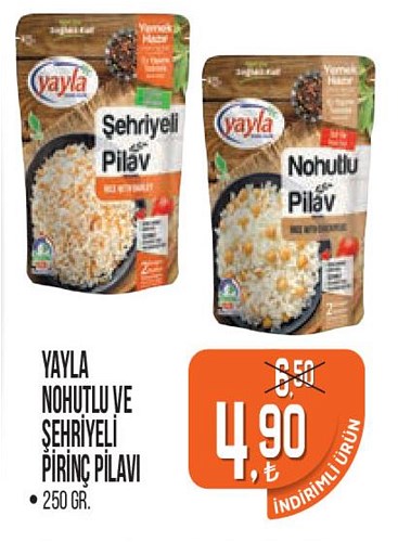 Yayla Nohutlu ve Şehriyeli Pirinç Pilavı 250 Gr image