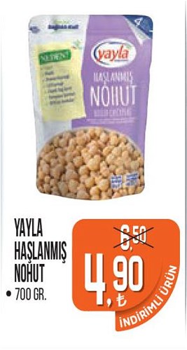 Yayla Haşlanmış Nohut 700 Gr image