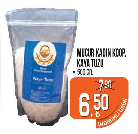 Mucur Kadın Koop Kaya Tuzu 500 gr image