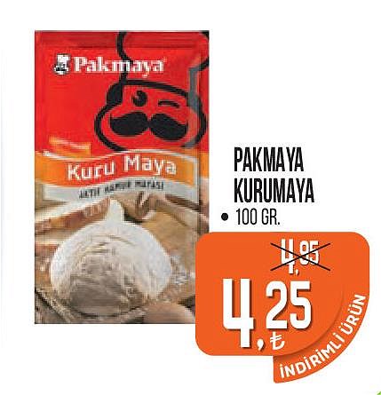 Pakmaya Kurumaya 100 gr image