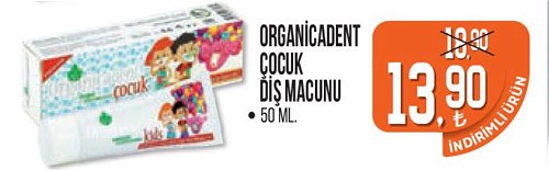 Organicadent Çocuk Diş Macunu 50 ml image