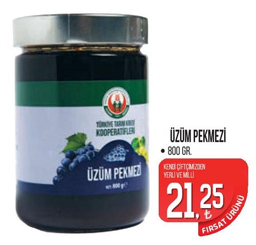 Tarım Kredi Birlik Üzüm Pekmezi 800 gr image
