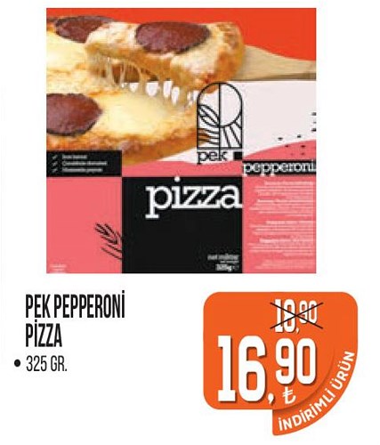 Pek Pepperoni Pizza 325 gr image
