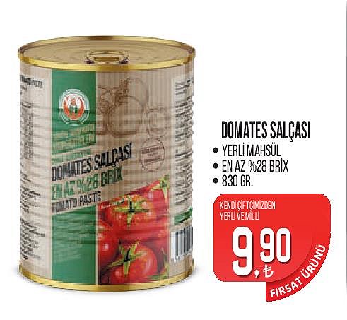 Tarım Kredi Birlik Domates Salçası 830 Gr image