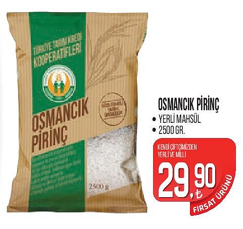 Tarım Kredi Birlik Osmancık Pirinç 2500 Gr image