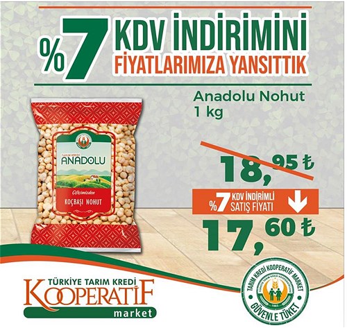 Tarım Kredi Birlik Anadolu Nohut 1 kg image