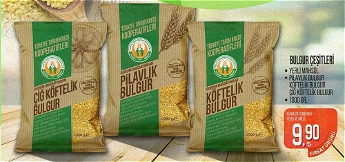 Tarım Kredi Birlik Bulgur Çeşitleri 1000 Gr image