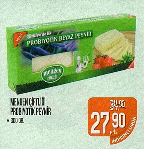 Mengen Çiftliği Probiyotik Peynir 300 Gr image