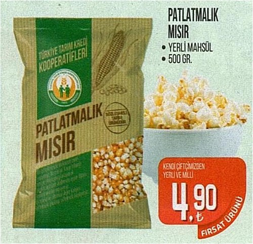 Tarım Kredi Birlik Patlatmalık Mısır 500 Gr image