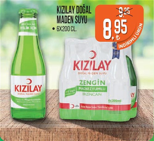 Kızılay Doğal Maden Suyu 6x200 cl image